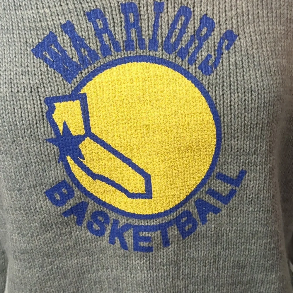 NWT Touch by Alyssa Milano Warriors NBA Sweater, Size Small - Picture 4 of 14